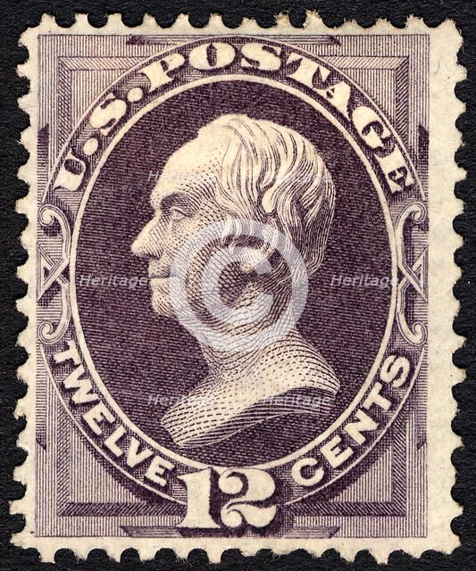 12c Henry Clay single, 1870. Creator: National Bank Note Company.