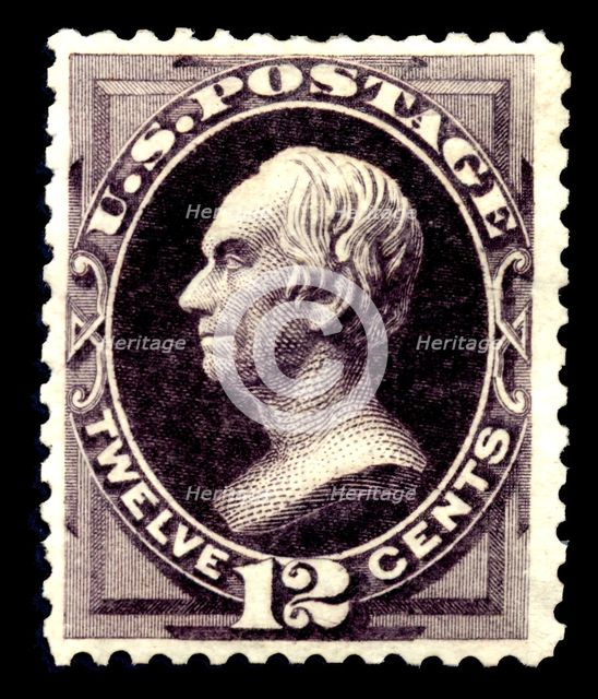 12c Henry Clay special printing single, 1875. Creator: Continental Bank Note Company.