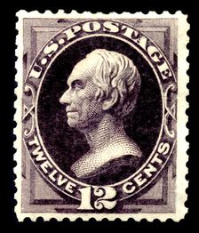 12c Henry Clay special printing single, 1875. Creator: Continental Bank Note Company