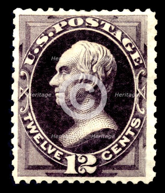 12c Henry Clay special printing single, 1875. Creator: Continental Bank Note Company.