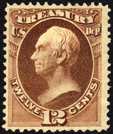 12c Henry Clay Treasury Department single, 1873. Creator: Unknown