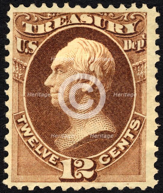 12c Henry Clay Treasury Department single, 1873. Creator: Unknown.