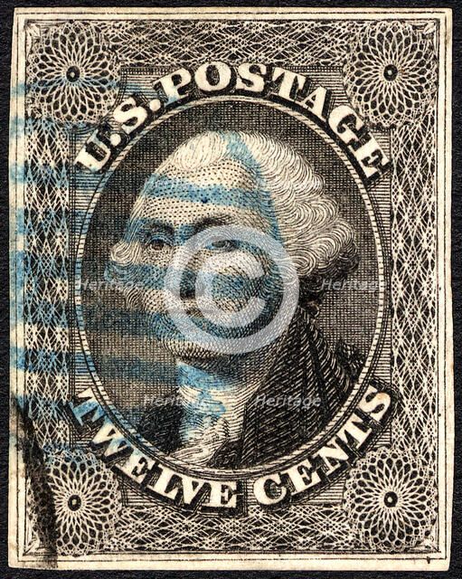 12c Washington single, 1851. Creator: Unknown.