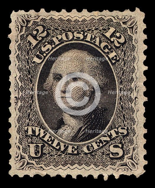 12c Washington single, 1861. Creator: National Bank Note Company.
