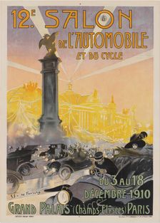 12e Salon de l'Automobile et du Cycle, 1910. Creator: Simoes de Fonseca, Gaston (1874-1943)
