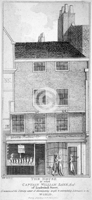 13 Aldgate, London, 1807.                                          Artist: Anon