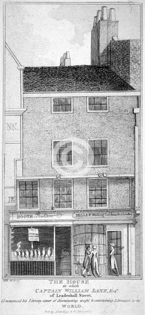 13 Aldgate, London, 1807.                                          Artist: Anon