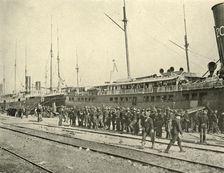 13th Infantry after Drill Spanish-American War, June 1898, (1899). Creator: Burr McIntosh