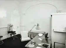 144 Harley Street, Westminster LB, London: first floor rear room, 1974. Creator: Unknown