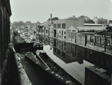 149-157 Harrow Road, Westminster LB, London: elevation to Regent's Canal, 1964. Creator: Unknown