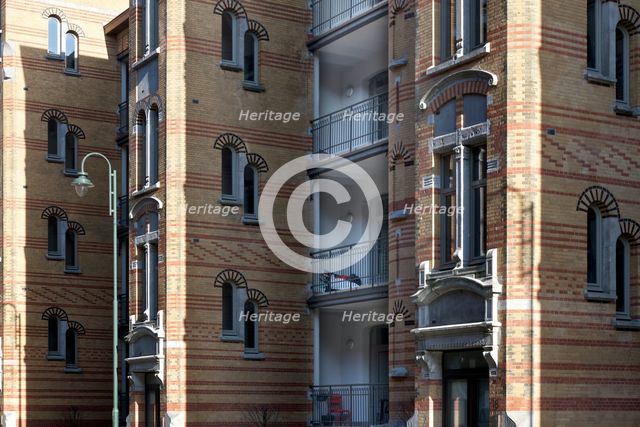 14-22 and 29-33 Rue Rodenbach, Brussels, Belgium, (1901), c2014-c2017. Artist: Alan John Ainsworth.