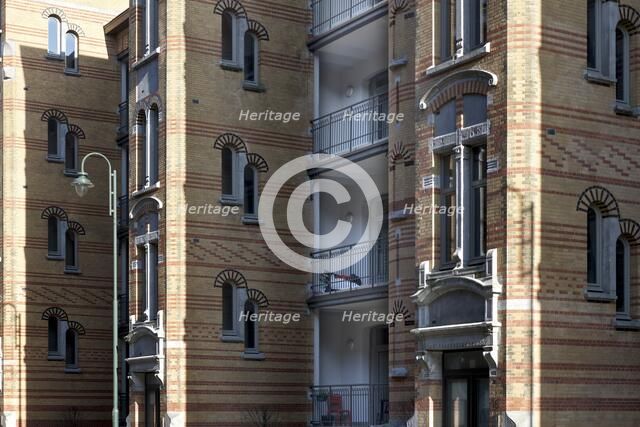 14-22 and 29-33 Rue Rodenbach, Brussels, Belgium, (1901), c2014-c2017. Artist: Alan John Ainsworth.