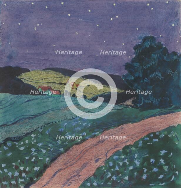 14.- Above the village, 1932. Creator: Gustav Mally.