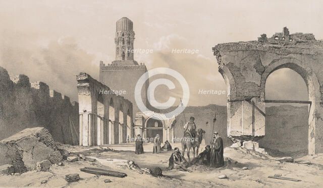 14. Mosquée el Hakem, au Kaire, 1843. Creator: Joseph Philibert Girault De Prangey.