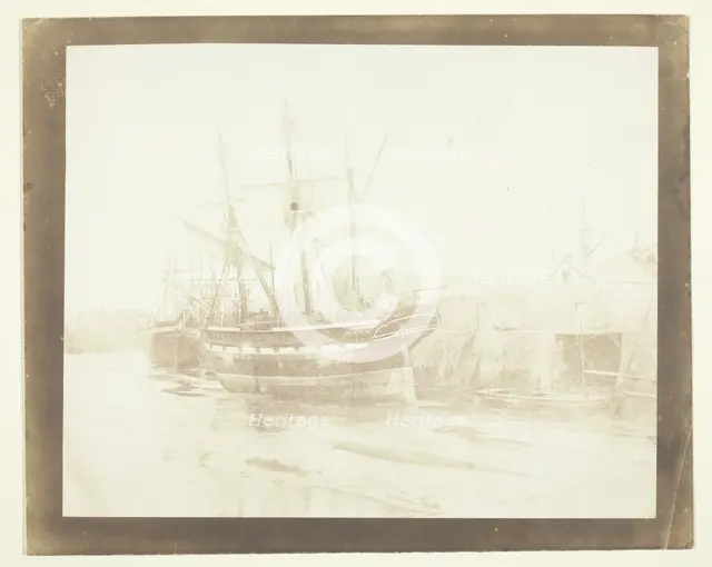 143. Copper Ore Vessel, Swansea, 1846. Creator: Calvert Jones.