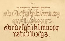 14th and 15th Centuries. Two Small. British Museum 1862