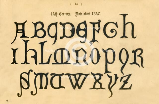 '14th Century. Date about 1340', 1862. Artist: Unknown.