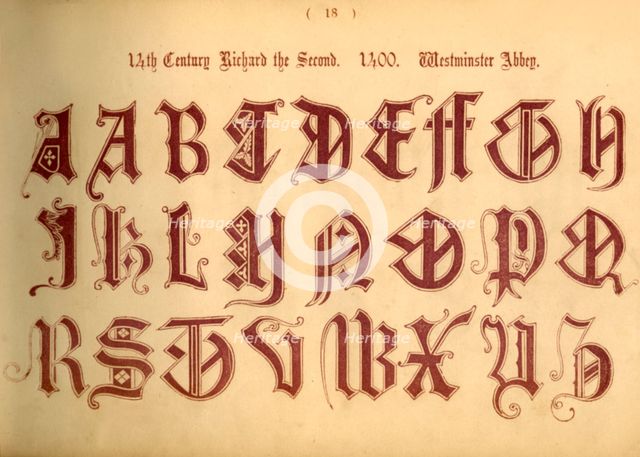 '14th Century. Richard the Second. 1400. Westminster Abbey', 1862. Artist: Unknown.