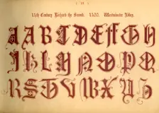 14th Century. Richard the Second. 1400. Westminster Abbey 1862