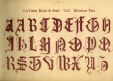 14th Century. Richard the Second. 1400. Westminster Abbey 1862