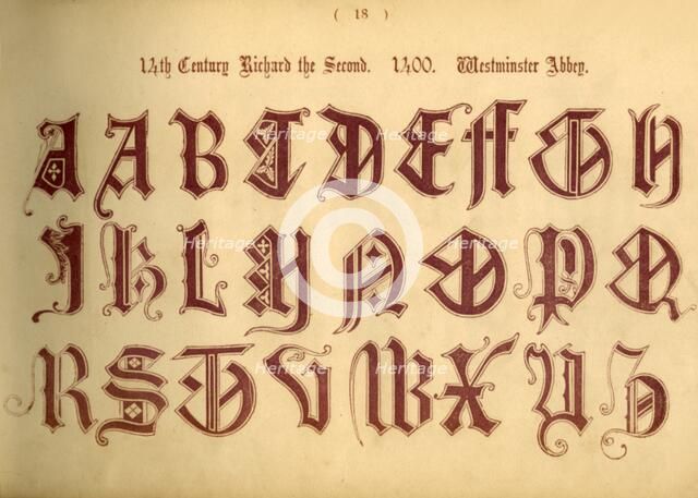 '14th Century. Richard the Second. 1400. Westminster Abbey', 1862. Artist: Unknown.