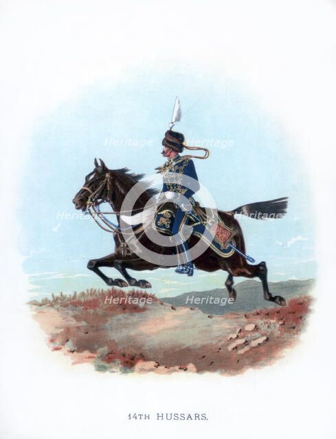 '14th Hussars', 1889. Artist: Unknown