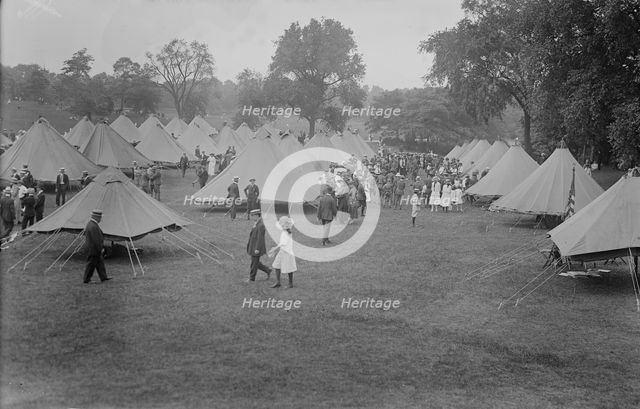 14th Infantry Camp, Prospect Park, between c1915 and c1920. Creator: Bain News Service.
