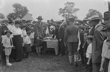 14th Infantry Camp, signing recruit in, 1917 or 1918. Creator: Bain News Service