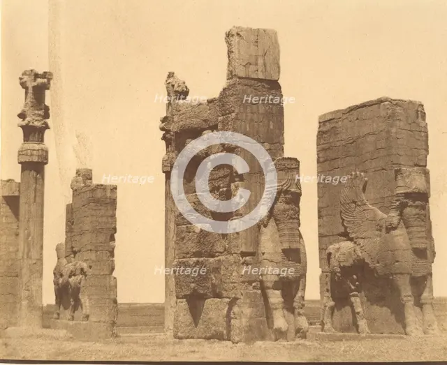 (15) [Gate of all Nations, Persepolis, Fars], 1840s-60s. Creator: Luigi Pesce.