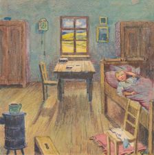 15.- Early sleeper, 1932. Creator: Gustav Mally