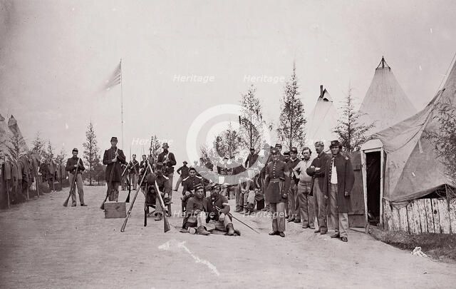 153rd New York Infantry, ca. 1861. Creator: Unknown.