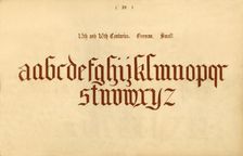 15th and 16th Centuries. German. Small 1862