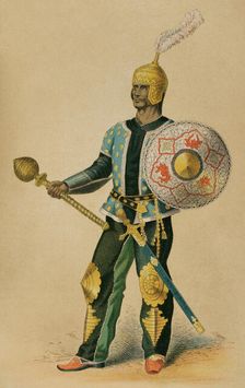 15th century Persian general, Timurid Empire, 1881. Creator: Unknown