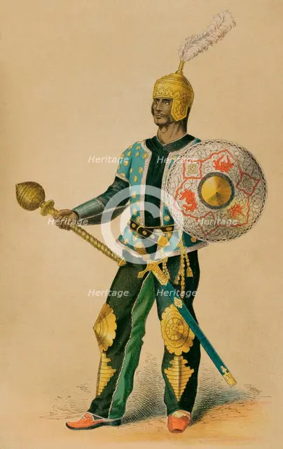 15th century Persian general, Timurid Empire, 1881. Creator: Unknown.