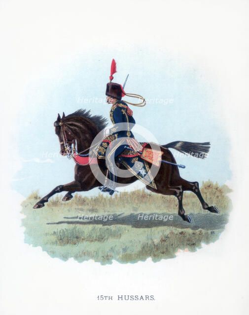 '15th Hussars', 1890. Artist: Unknown