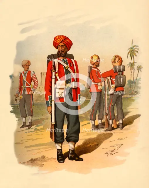 '15th Sikhs', 1890. Creator: Godfrey Douglas Giles.