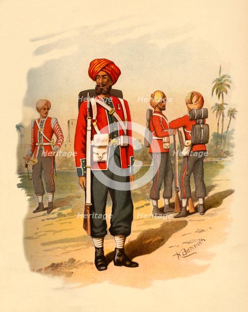 '15th Sikhs', 1890. Creator: Godfrey Douglas Giles.