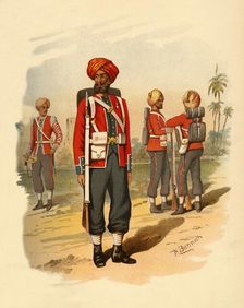 15th Sikhs 1890. Creator: Godfrey Douglas Giles