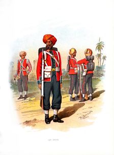15th Sikhs c1890.Artist: H Bunnett
