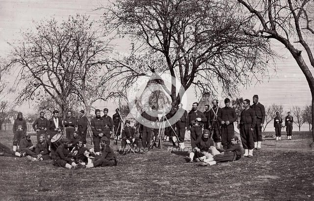 164th New York Infantry, ca. 1861. Creator: Unknown.