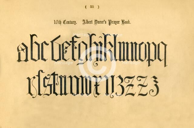 '16th Century. Albert Durer's Prayer Book', 1862. Artist: Unknown.