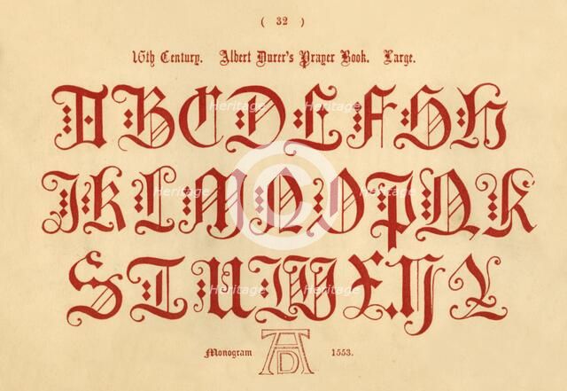 '16th Century. Albert Durer's Prayer Book. Large', 1862. Artist: Unknown.