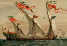16th century-galleass garnished, 1879. Creator: Unknown