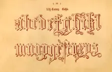16th Century. Gothic. 1862