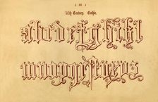 16th Century. Gothic. 1862