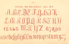 16th Century. Large, Small and Numerals. French. MS. 1862