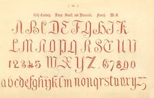 16th Century. Large, Small and Numerals. French. MS. 1862