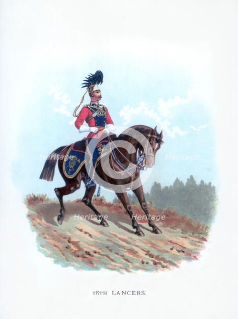 '16th Lancers', 1890. Artist: Unknown