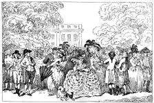 1784, or the Fashions of the Day 1784.Artist: Thomas Rowlandson