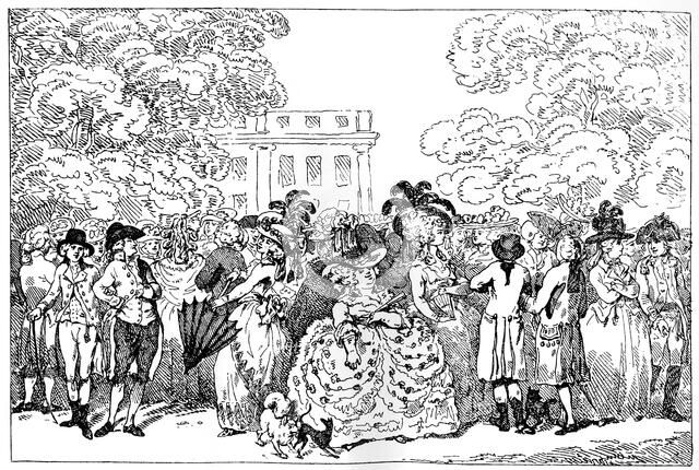 '1784, or the Fashions of the Day', 1784.Artist: Thomas Rowlandson